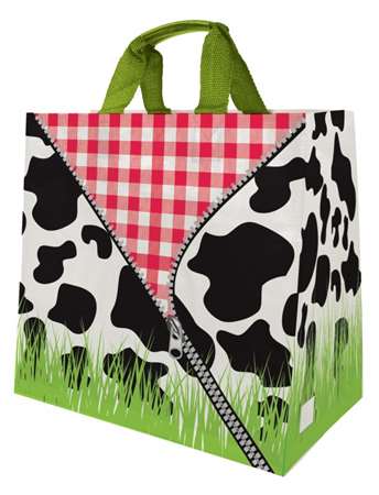 Image de Sacs cabas à poignée PP tissé BOUCHERIE - lot de 25