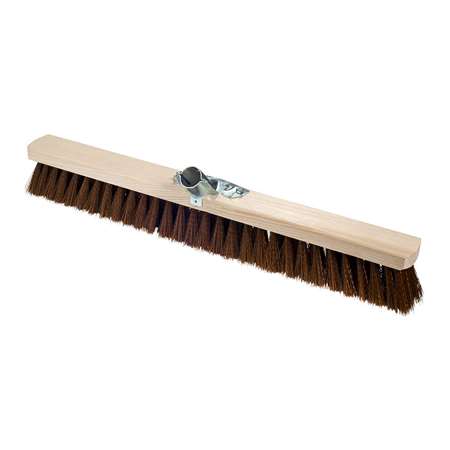 Balai coco synthétique PET 60cm + douille métal inclinée