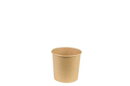 Image de Pot à soupe kraft brun 360ml - colis 20x25