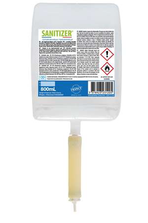 Image de Gel hydro alcoolique mains SANITIZER EVADIS - cartouche 1L