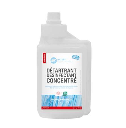 Image de Détartrant désinf. sanitaires concentré NATURE RESP - 1L