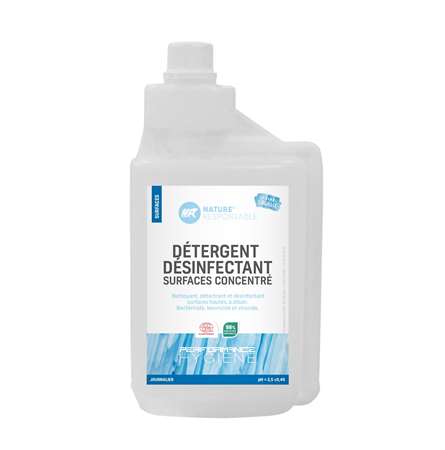 Image de Nettoyant désinfectant concentré surfaces NATURE RESP.- 1L