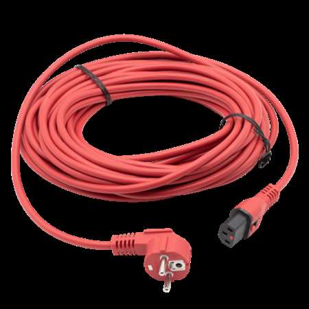 Câble électrique Plug rouge 12m pour aspirateur STORMY2