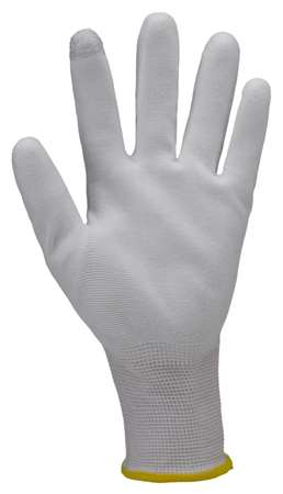 Image de Gant tricot blanc sans couture pour travaux de précision T9