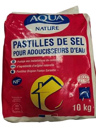 Image de Sel adoucisseur en pastilles - sac poignée de 15kg