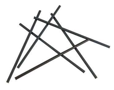 Image de Pailles noires papier 15cm Ø7mm - lot de 250