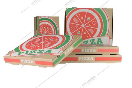 Image de Boite à Pizza Havane 40x40x4cm LA DELUXE - lot 100