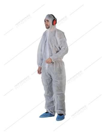 Image de Combinaison jetable PLP 40g à cagoule - T L