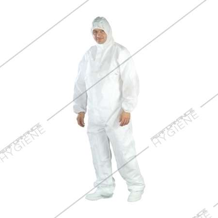 Image de Combinaison jetable enduite à cagoule MICROPORE 65g/m² - XL