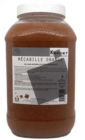 Image de Savon gel microbilles Mécabille Orange KEMNETT- Pot 5L