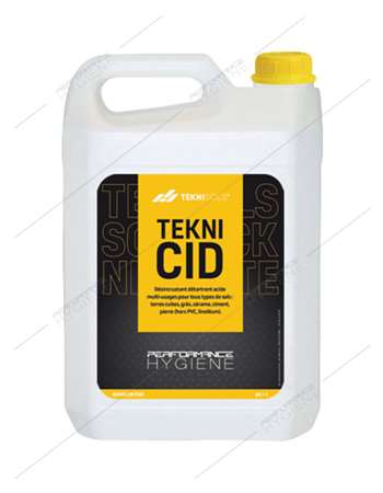 Décapant acide terres cuites/pierre/ciment TEKNICID - 5L