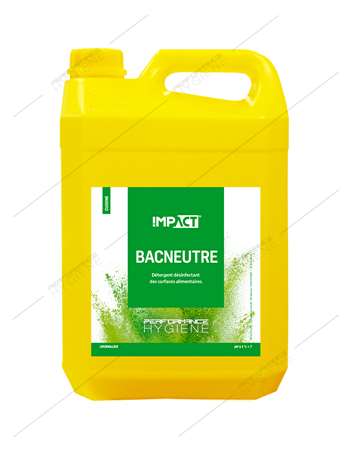 Détergent neutre désinfectant alimentaire BACNEUTRE - 5L