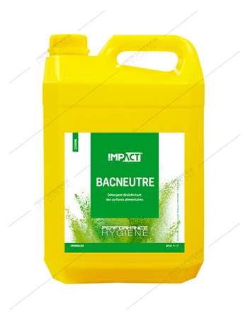 Image de Détergent neutre désinfectant alimentaire BACNEUTRE - 5L